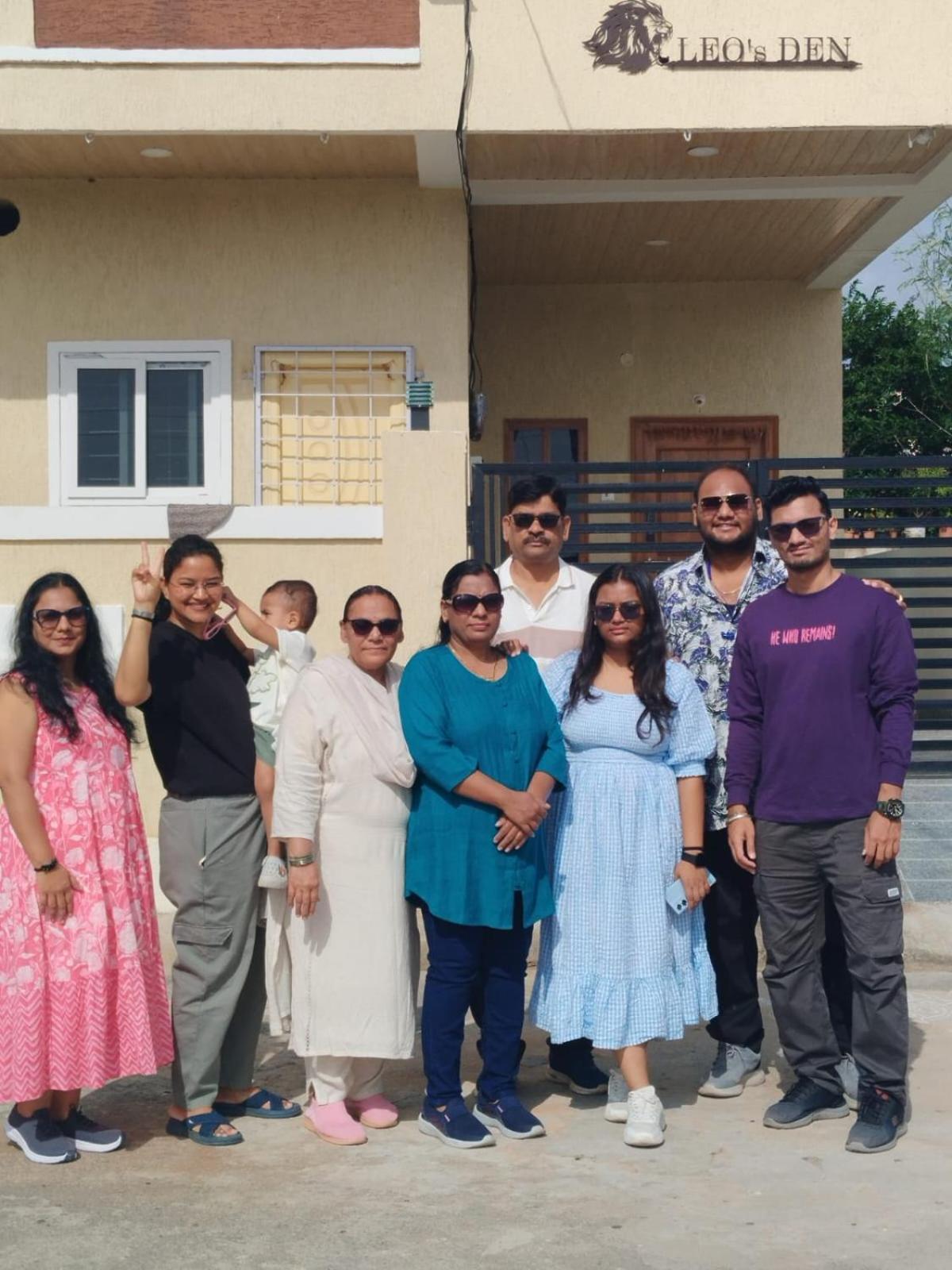فيلا Leo'S Den 9 Guests Ac 3Bhk 9 Mins To Rgia شمس أباد المظهر الخارجي الصورة
